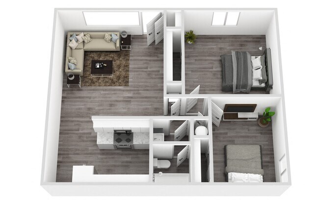 Two Bedroom floor plan